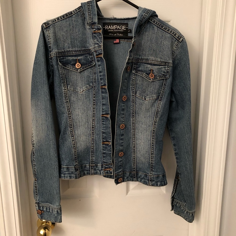 Women’s Denim Jacket with Hood